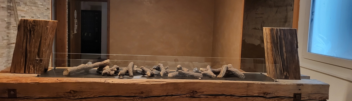 Wellnessraum mit dekorativen Gehölzen Wellnessraum mit dekorativen Gehölzen