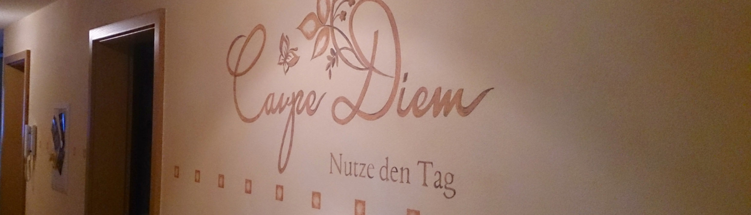 Carpe-Diem-Wand Carpe-Diem-Wand